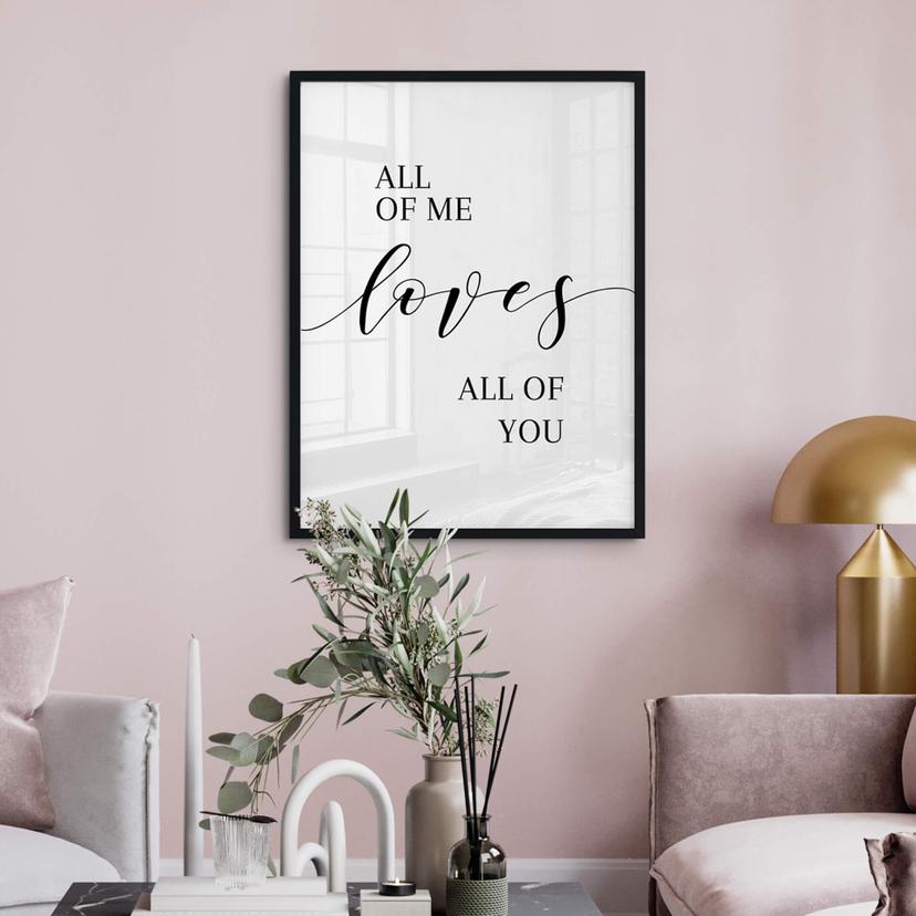 Poster All of me loves all of you