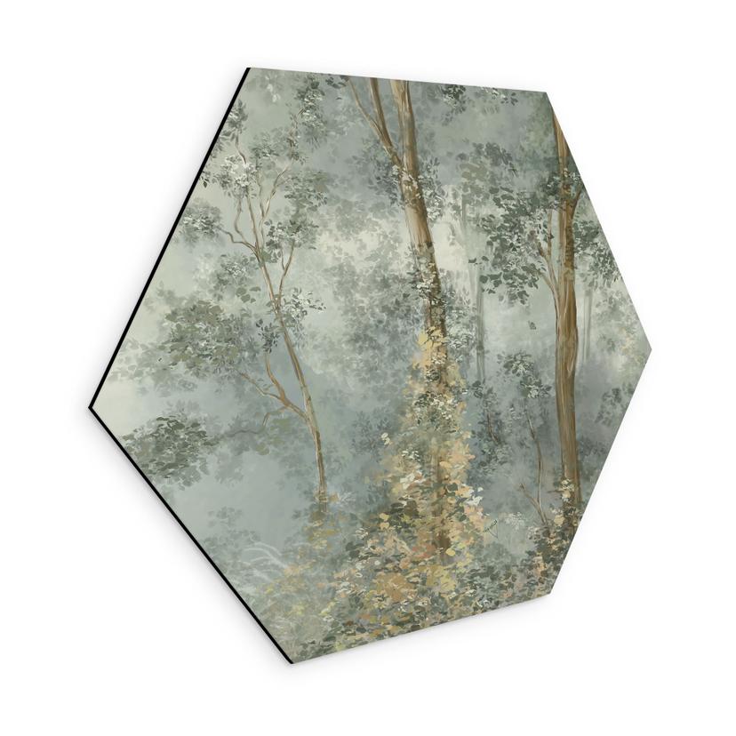 Wanddecoratie Enchanted Forest - Ms Tiff - Alu-Dibond