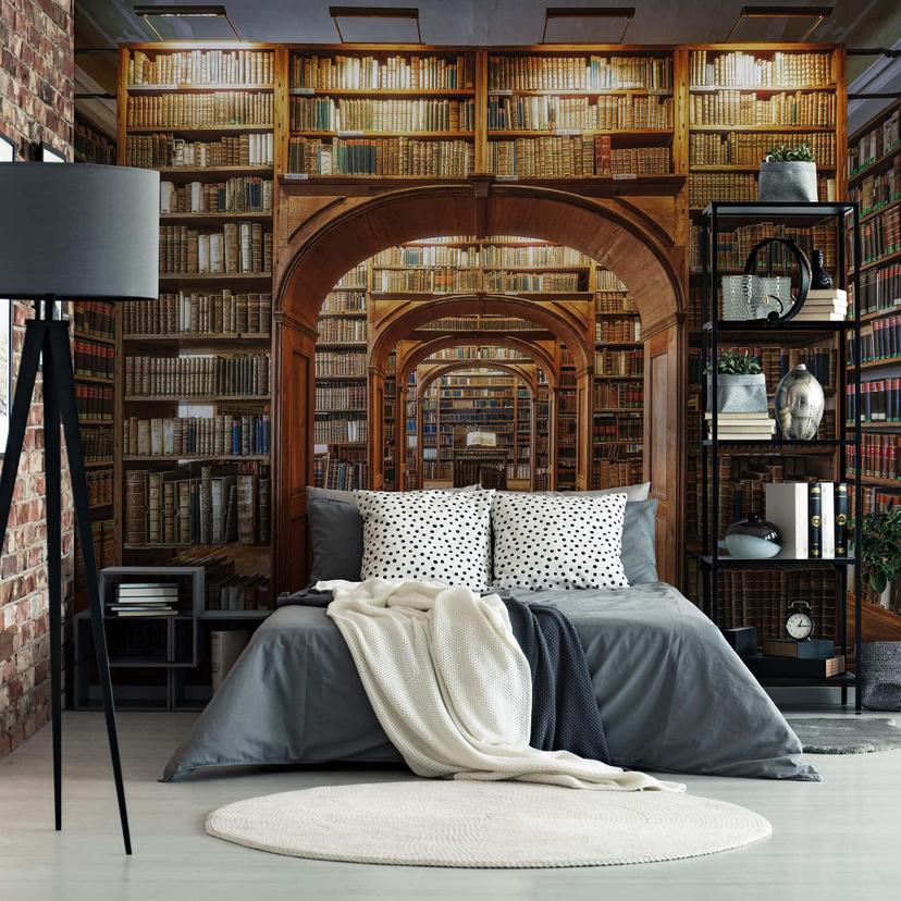 Fototapet - Aurednik - Library - 384x260 cm