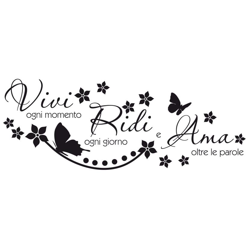 Sticker mural - La vita è come...