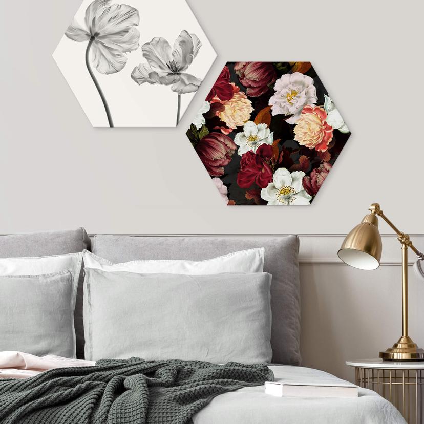 Esagoni Alu-Dibond UN Designs - Floreale