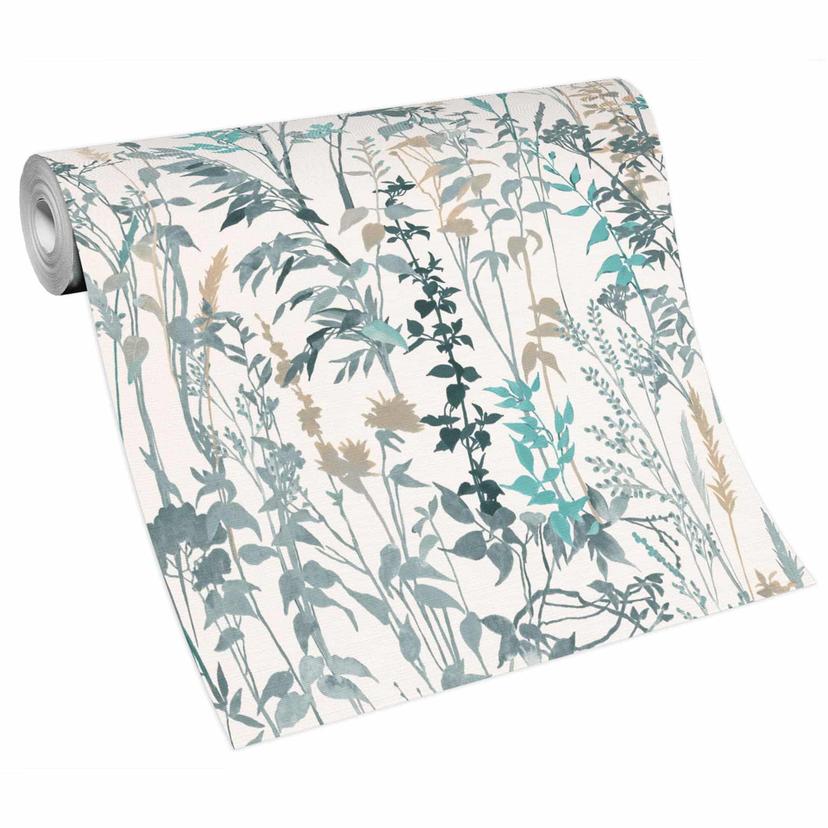 Erismann Vliesbehang Casual Chic Turquoise