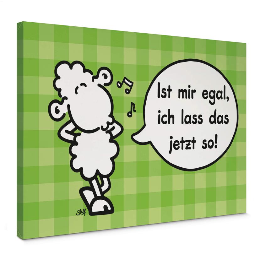 Leinwandbild sheepworld Worthelden Egal