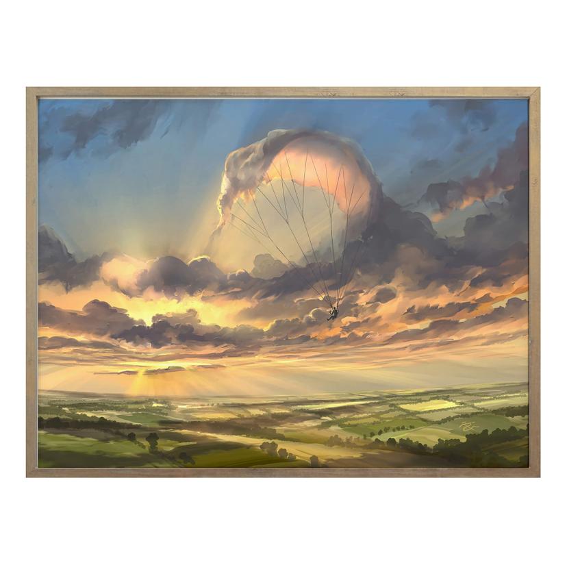 Póster aerroscape - Vuelo de nubes