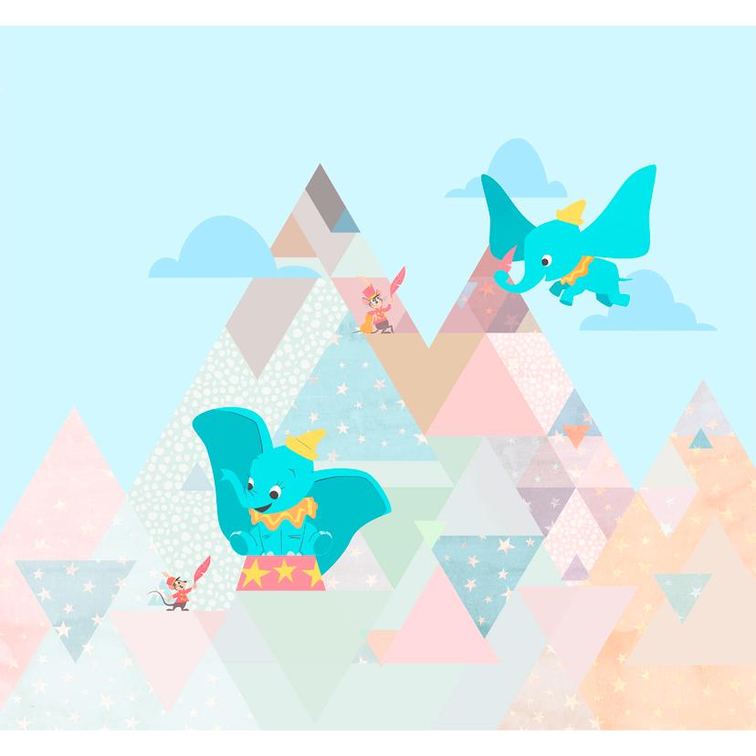 Papier peint - Dumbo l'éléphant volant - 300 x 280 cm
