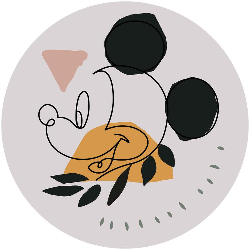 Selvklæbende tapet - Mickey Modern Art - 125 x 125 cm