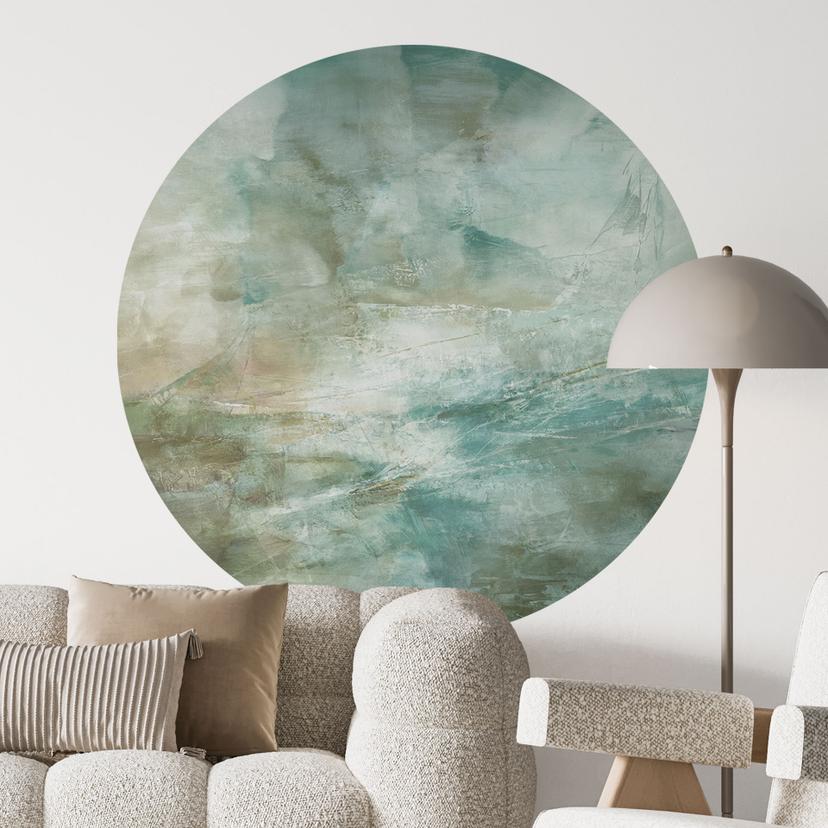 Wallsticker salviegrøn tågelygte - Schmucker - Rund