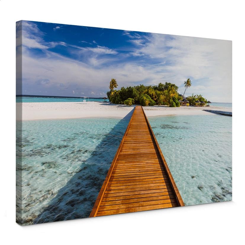 Tableau sur toile Colombo - Paradis dans les mers du Sud