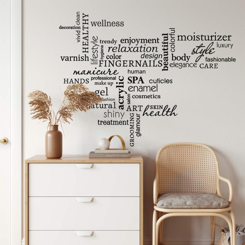 Muursticker Wellness Words