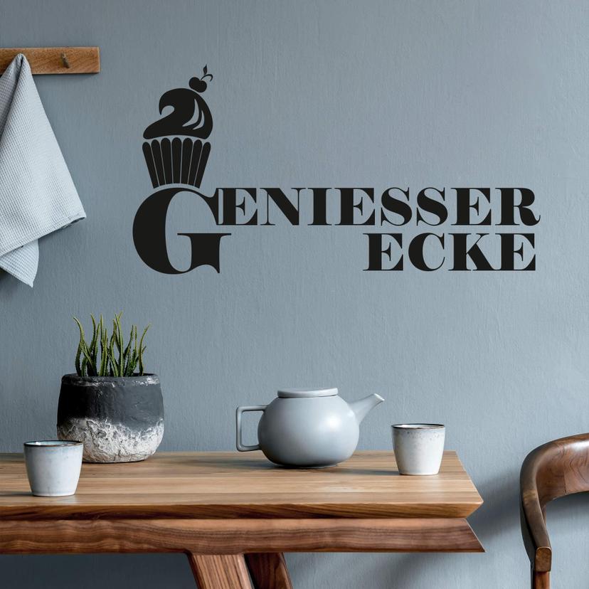 Wandtattoo Geniesser Ecke 4