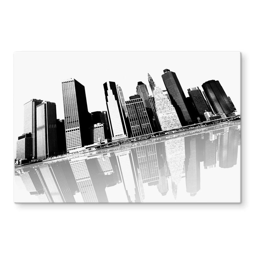 Tableau en verre - Cityscape NY