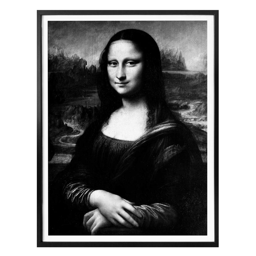 Póster Da Vinci - Mona Lisa