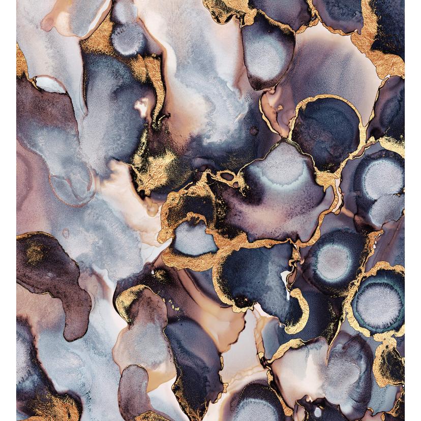 Fotomurale Fredriksson - Rosé e oro