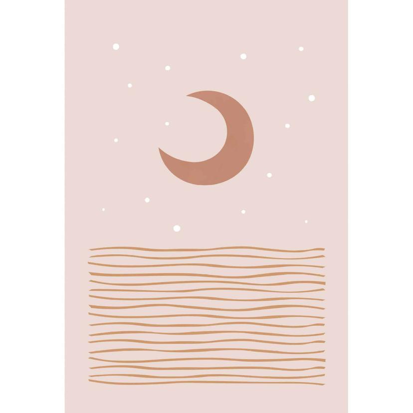 Fotomurale Studio Orara - Luce rossa della luna