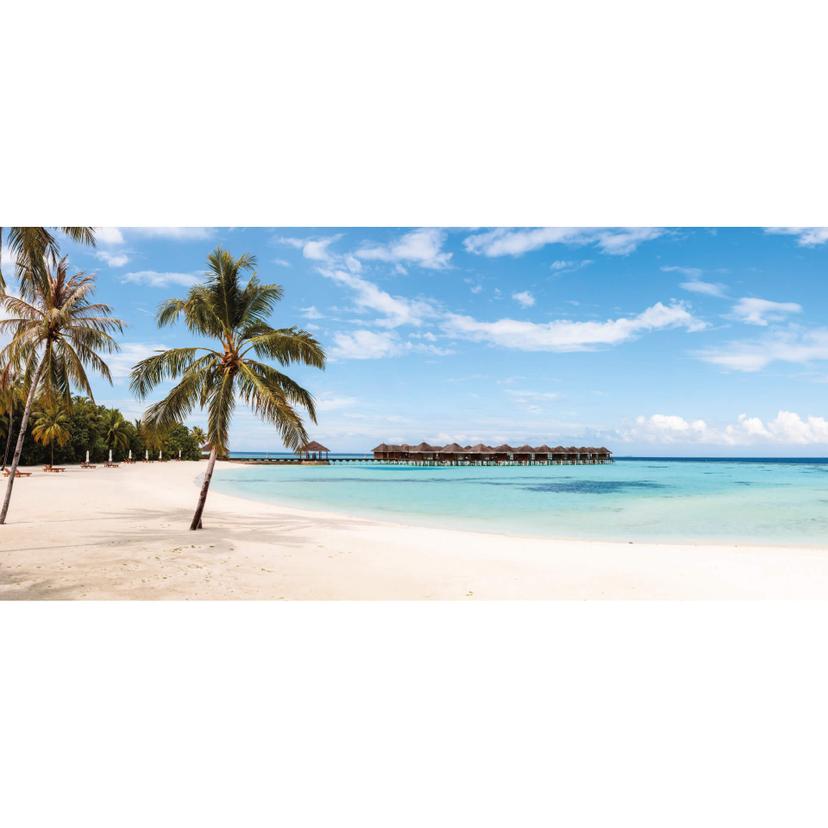 Fotomurale Colombo – Bungalow alle Maldive