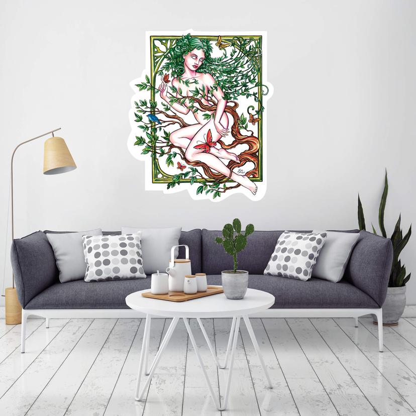 Sticker mural - LA Ink Elfe des bois