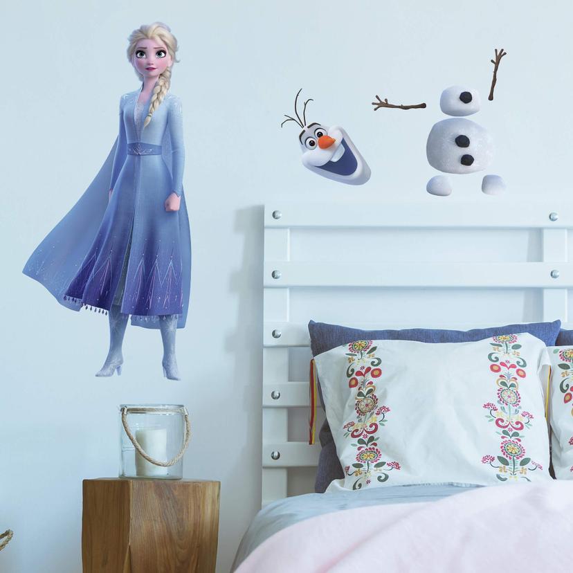Wallsticker Frozen 2 - Sæt med Elsa & Olaf