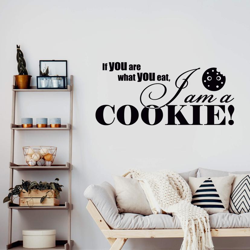Sticker mural - If you are what you eat...