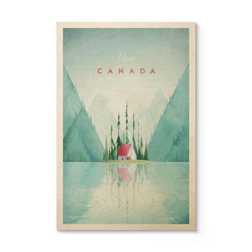 Cuadro de madera Rivers - Canadá