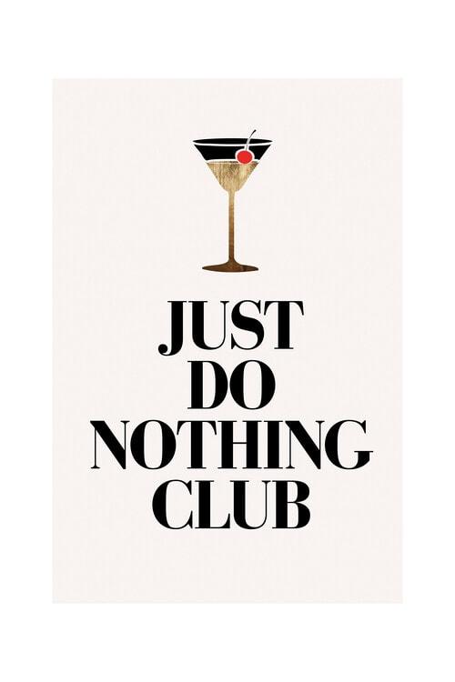 Kunstplakat Kubistika - Just do nothing, plakat (40 x 60 cm)