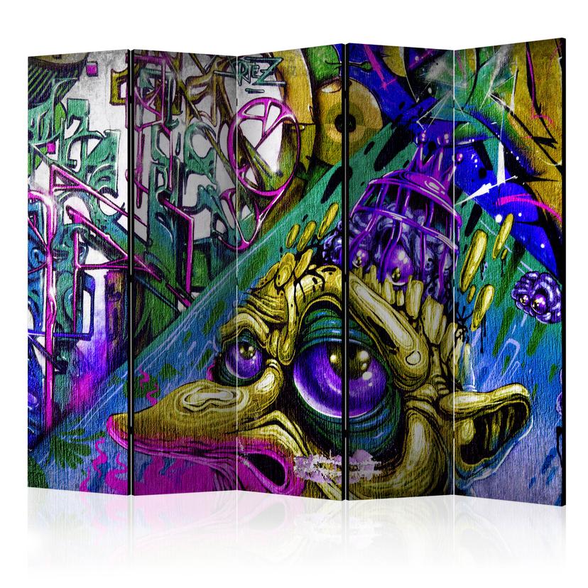 Rumdeler - Goblin city , 5-delt - 225x172 cm