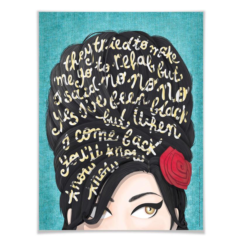 Poster Tohmé - Amy Winehouse: Rehab