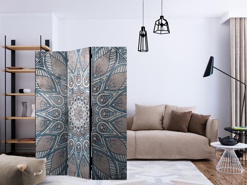 Schermo divisorio - Mandala, 3 pezzi - 135x172 cm