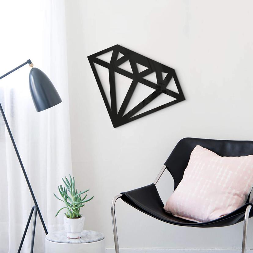 Decoración acrílica diamante