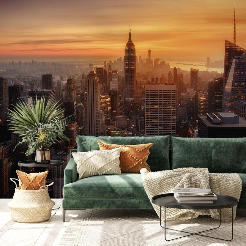 Ruiz Dueso - Fotomural de Nueva York al atardecer