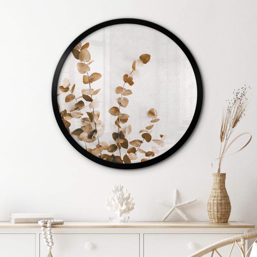 Poster Annie - Torkade blad - Rund