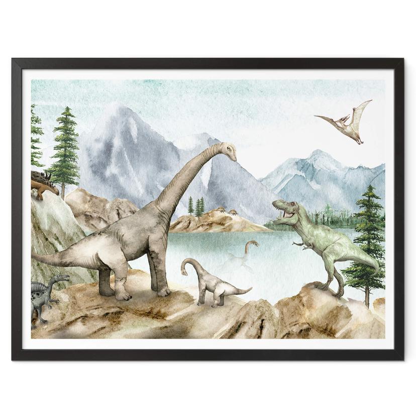Póster Kikki Belle - Dino world