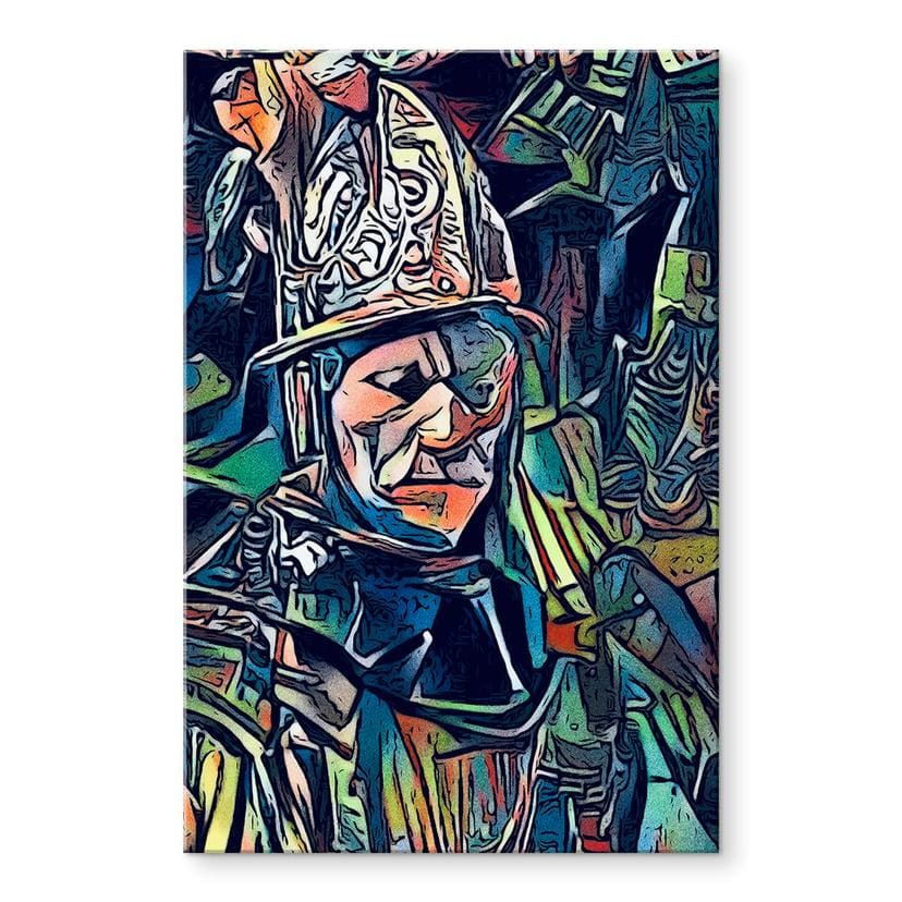 Tableau sur verre acrylique Zamart - Hommage à Rembrandt - L'homme