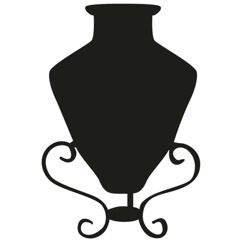 Sticker mural - Vase #10