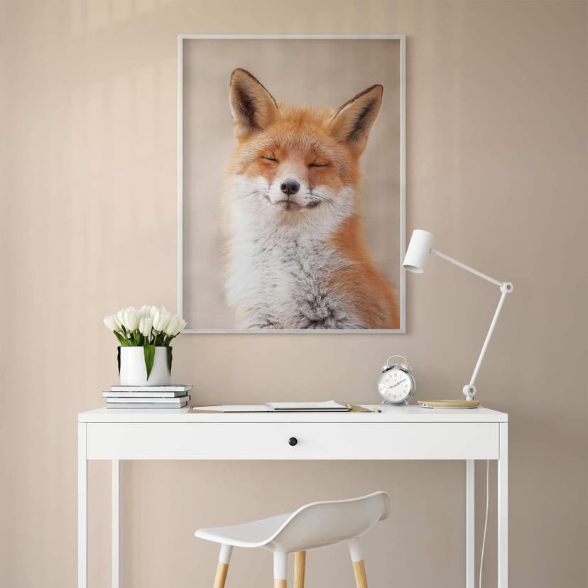 Poster van Duijn - Nöjd räv
