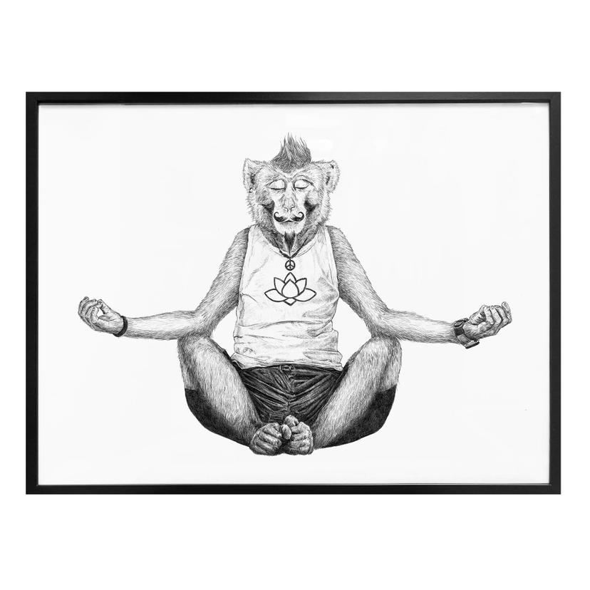 Plakat - Kools - Monkey Yoga