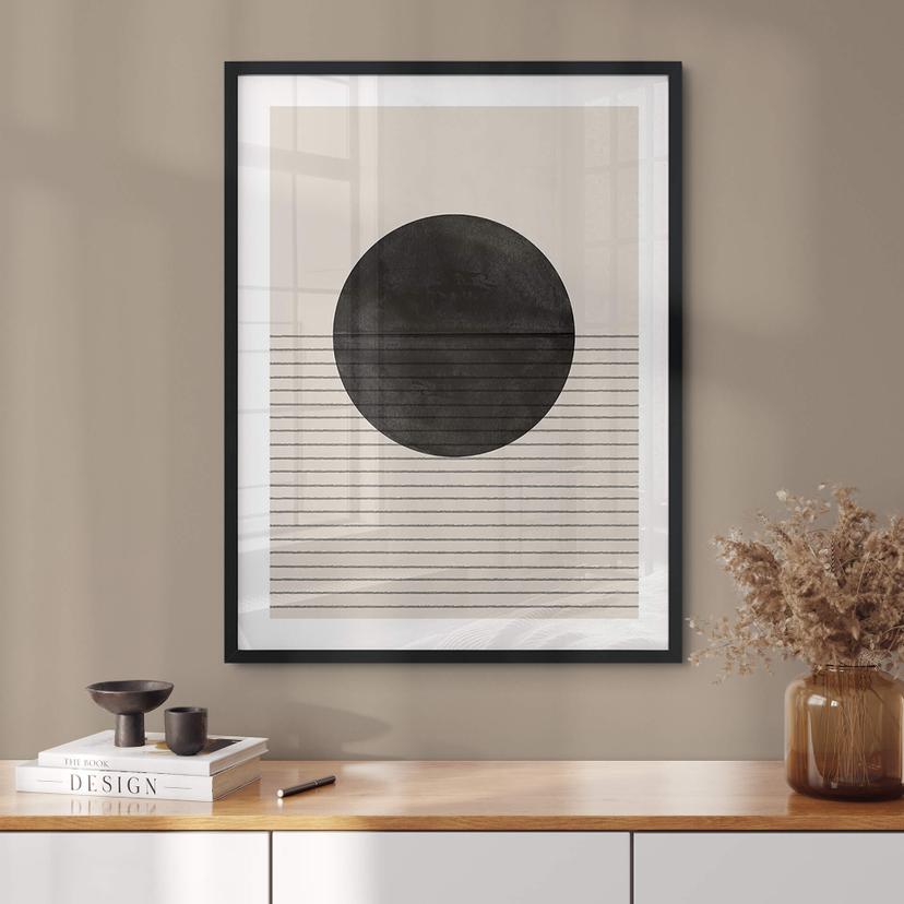 Poster The Miuus Studio - Cirkel och linjer