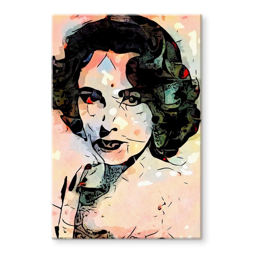 Tableau sur verre Zamart - Hommage à Miro - Liz Taylor