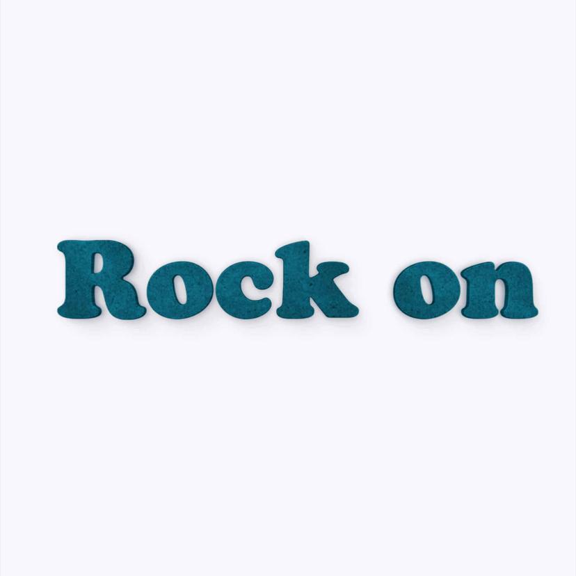 Lettere in legno MDF - Rock on