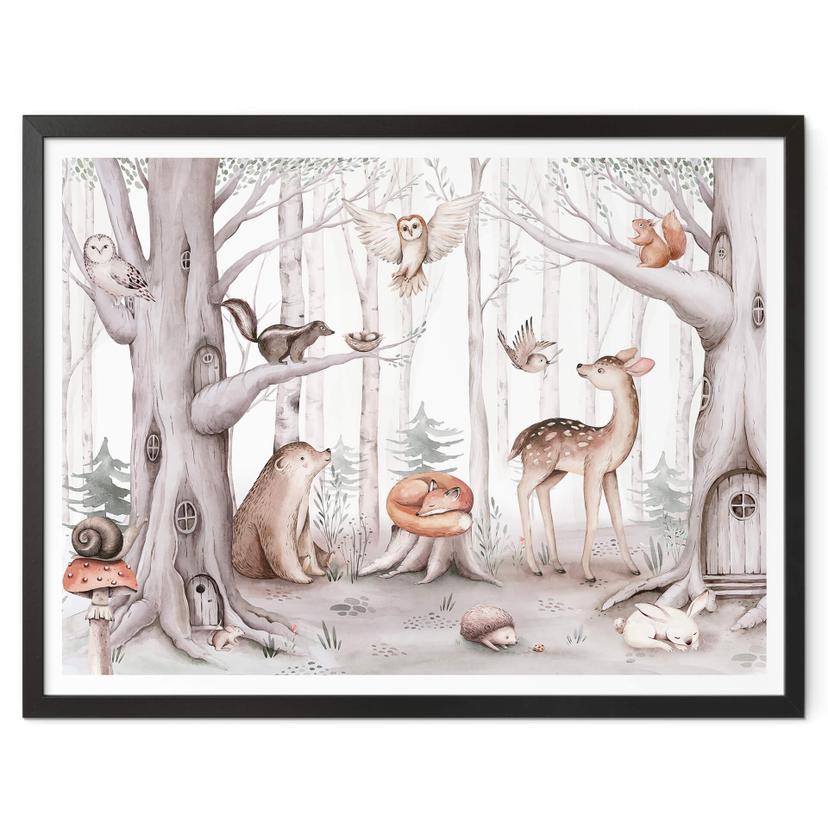 Plakat Kvilis - Sweet Forest Animals