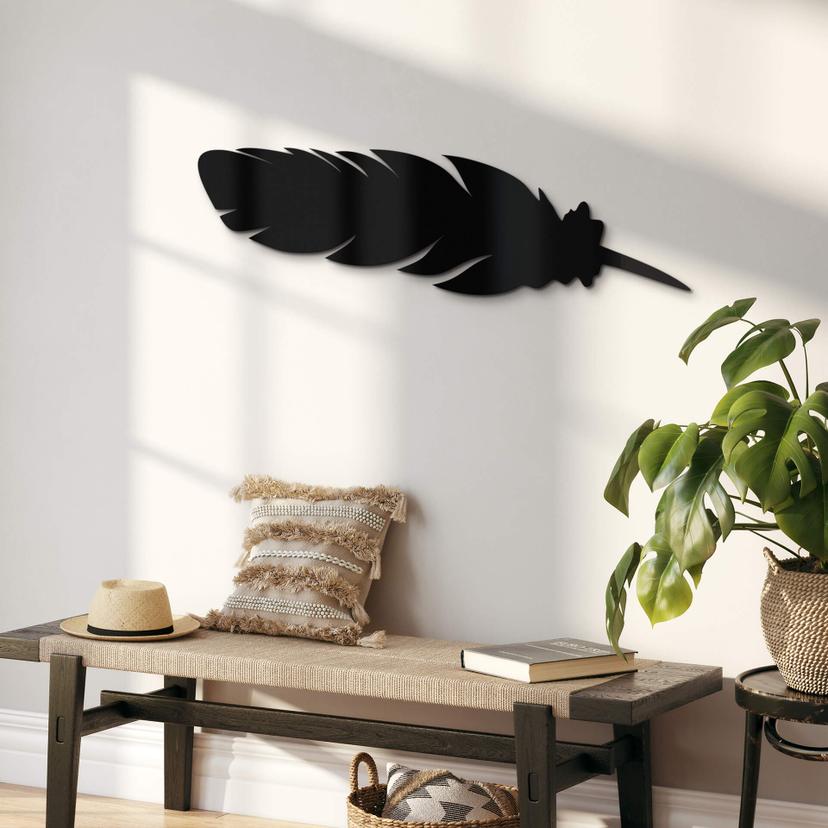 Pluma decorativa acrílica
