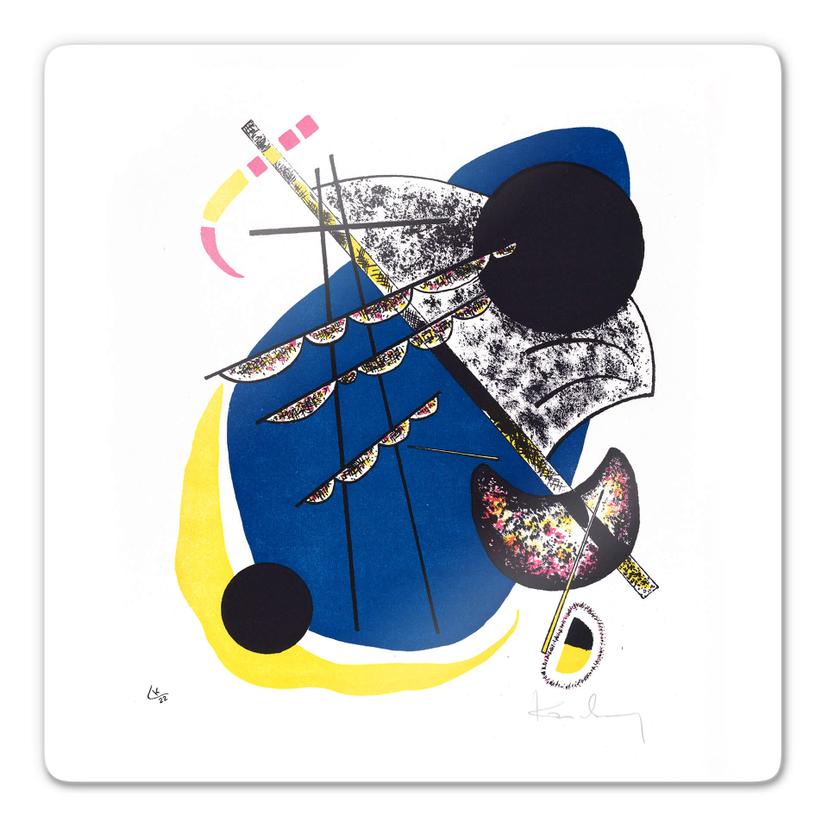 Glasschilderij Kandinsky – Kleine Wereld 2