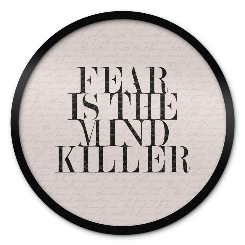 Plakat Filmcitat fra Dune - Fear is the Mind-Killer