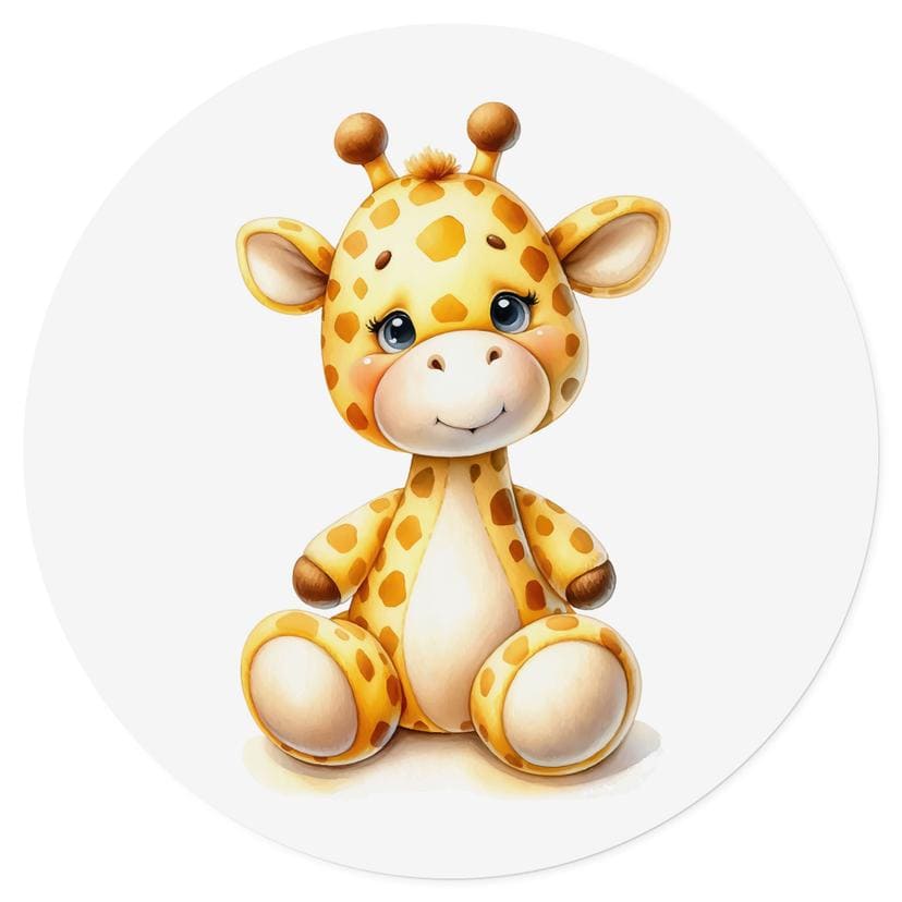 Adesivo murale Piccola giraffa - Magnusson