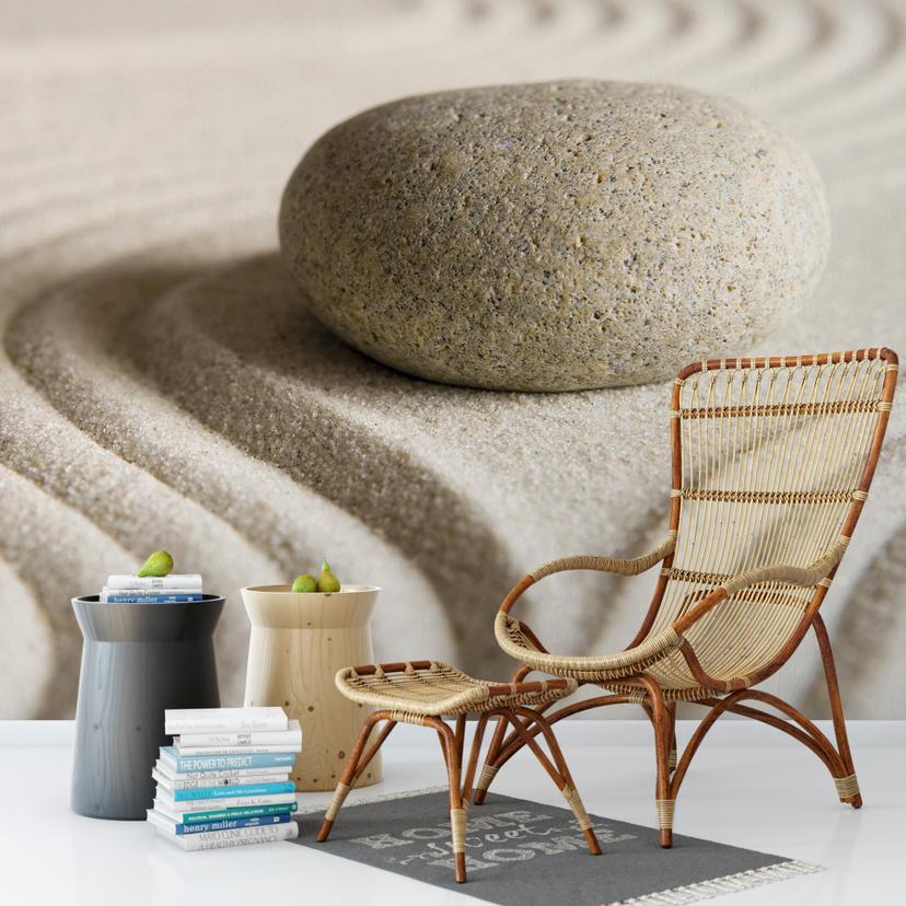 Fototapet Stone in Sand - 384x260 cm