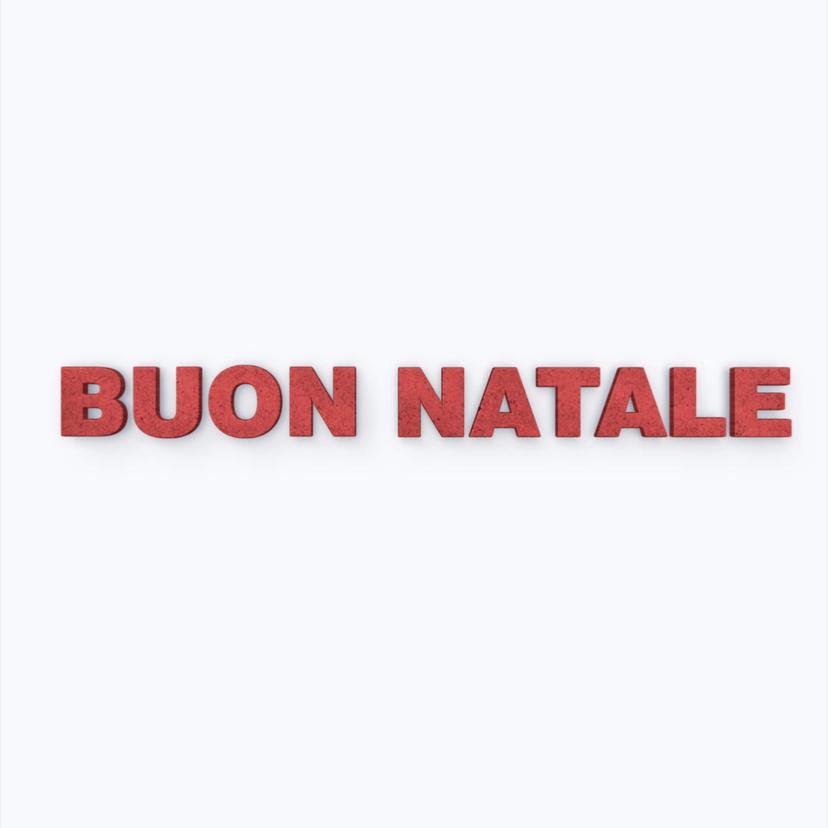Lettere in legno MDF - Buon Natale