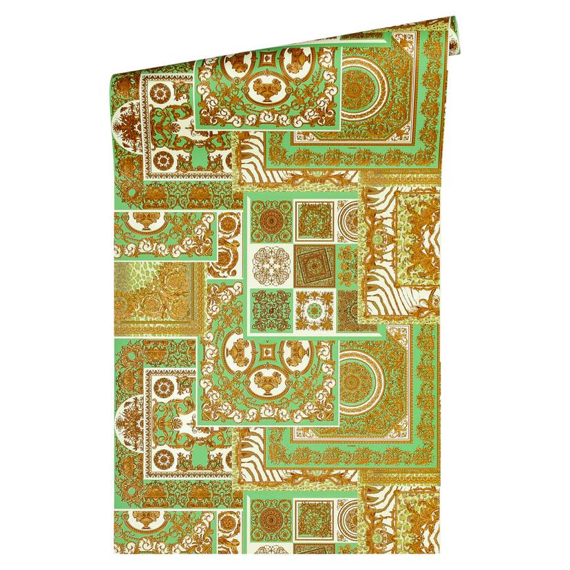 Versace carta da parati Decoupage crema