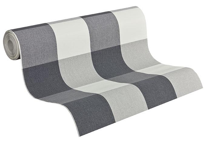 Papier peint intissé A.S. Création Elégance 2 gris, blanc