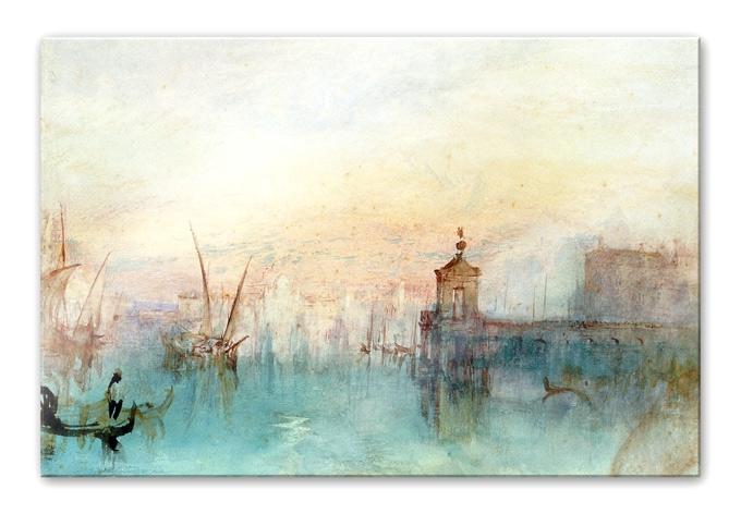 Akrylbillede Turner - Venedig med første halvmåne