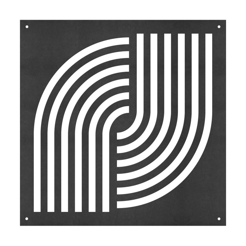 Divisorio, parete divisoria con motivo arcobaleno - MDF