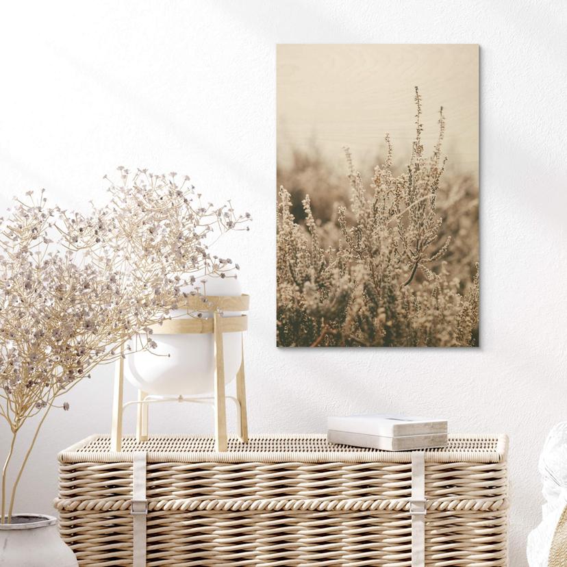 Stampa su legno Annie - Erba